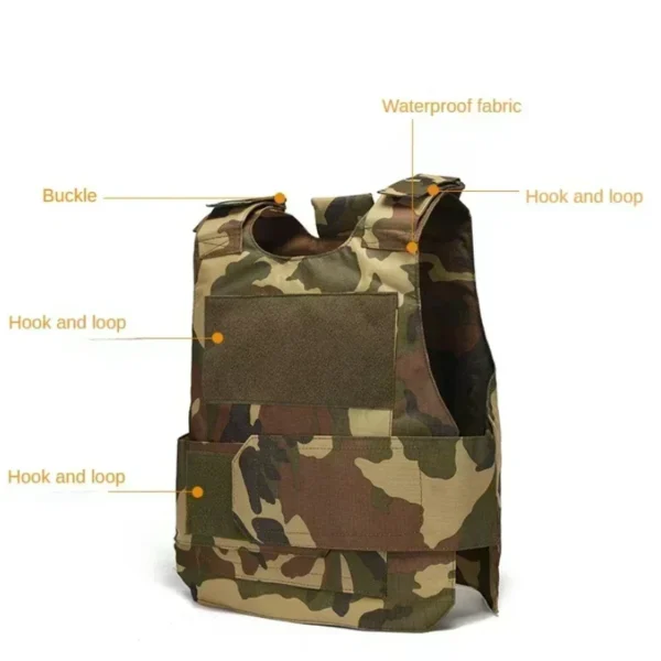 Taktische Weste aus 800D Nylon mit Schaumstoffeinlagen